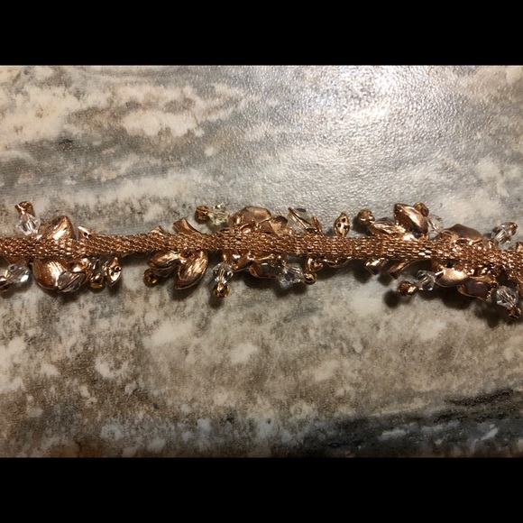 Bridal rose gold belt - Picture 4 of 10